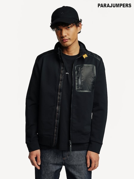 Parajumpers Man London Black Jacket (AY9057) | AED1,718