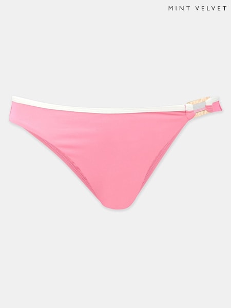 Mint Velvet High Leg Hardware Tipped Bikini Briefs (AY9130) | R$ 315