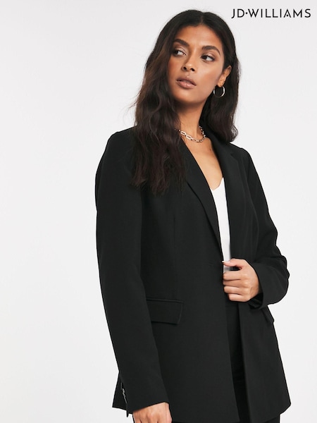 JD Williams Black PVL Blazer (AY9156) | €38