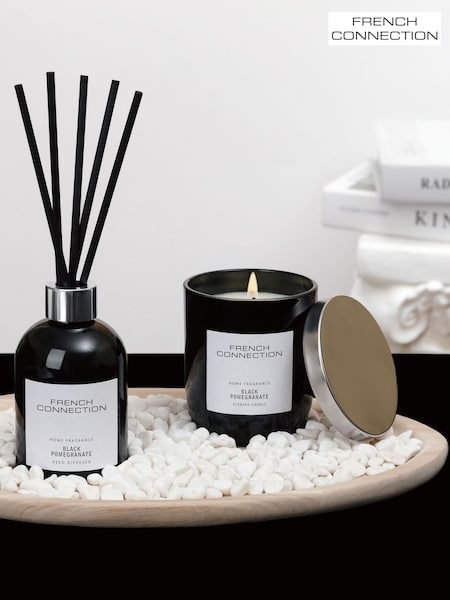French Connection Black/White Gift Set with Tray and Stones (AY9157) | €40