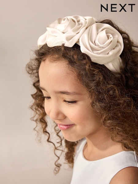 Cream Rose Headband (AY9197) | €17