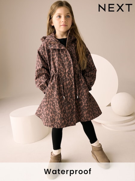 Animal Print Waterproof Skirted Cagoule Jacket (3-16yrs) (AY9311) | AED178 - AED229
