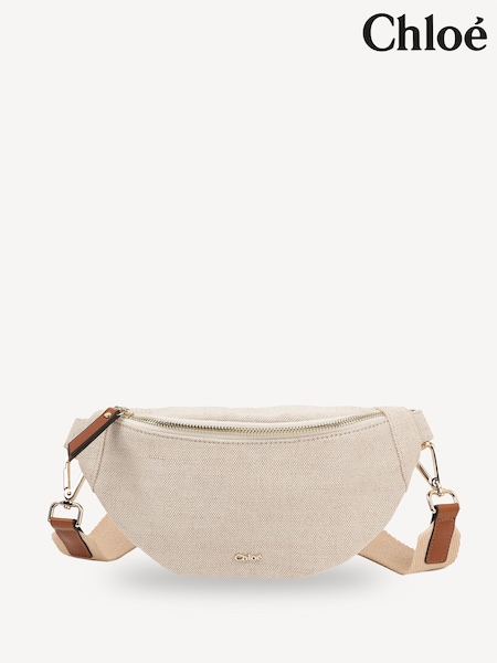 Chloé Natural Logo Cross-Body Bag With Interchangable Strap (AY9318) | ‏1,368 د.إ.‏