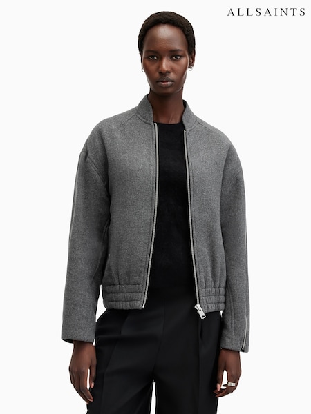 AllSaints Grey Hackney Bomber Jacket (AY9355) | 20,367 UAH