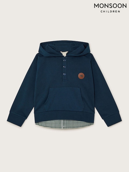 Monsoon Hooded Shirt 100% Cotton Jumper (AY9401) | 125 LEI - 146 LEI