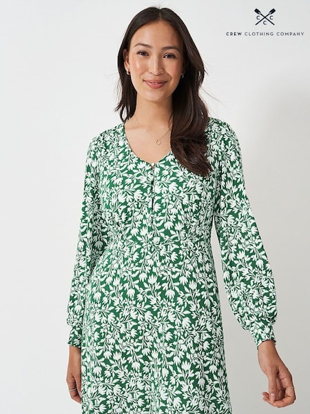Crew Clothing Company 3/4 Sleeve Jersey Midi Dress (AY9477) | ‏347‏₪
