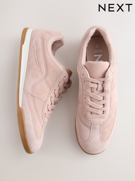 Rosa - Forever Comfort® Leather Stitch Panel Detail Lace Up Trainers (AY9489) | 69 €