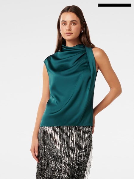 Forever New Green Issa High Neck Top (AY9550) | € 39