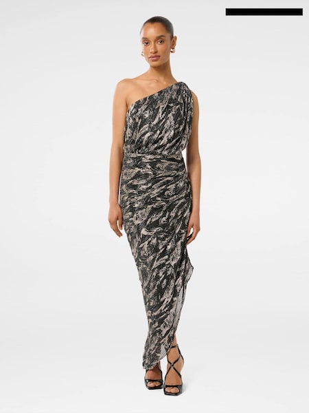 Forever New Petite Cassidy One Shoulder Midi Dress (AY9552) | 677 LEI