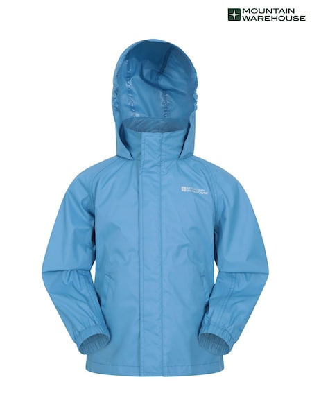Mountain Warehouse Blue Kids Pakka II Waterproof Jacket (AY9654) | €30