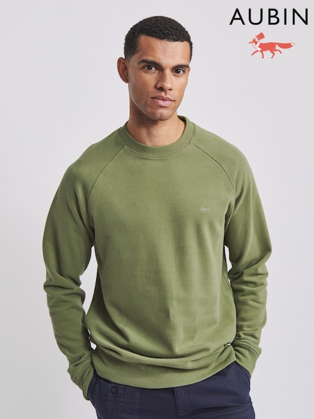 Aubin Green Ash Crew Neck 100% Cotton (AY9700) | €112