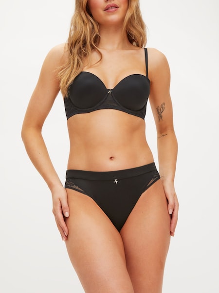 KBX Black Charlotte Brushed Padded T-Shirt Strapless Bra (AY9795) | 1,322 UAH