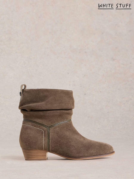 White Stuff Green Willow Slouch Boots (AY9956) | €56