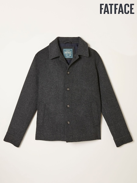 FatFace Hadston Dark Grey Wool Mix Jacket (AY9991) | €183