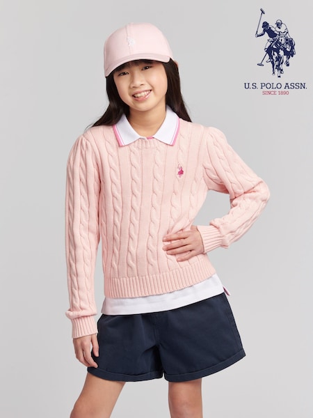 Розовый - U.S. Polo Assn. Jumper (B00947) | €60 - €72