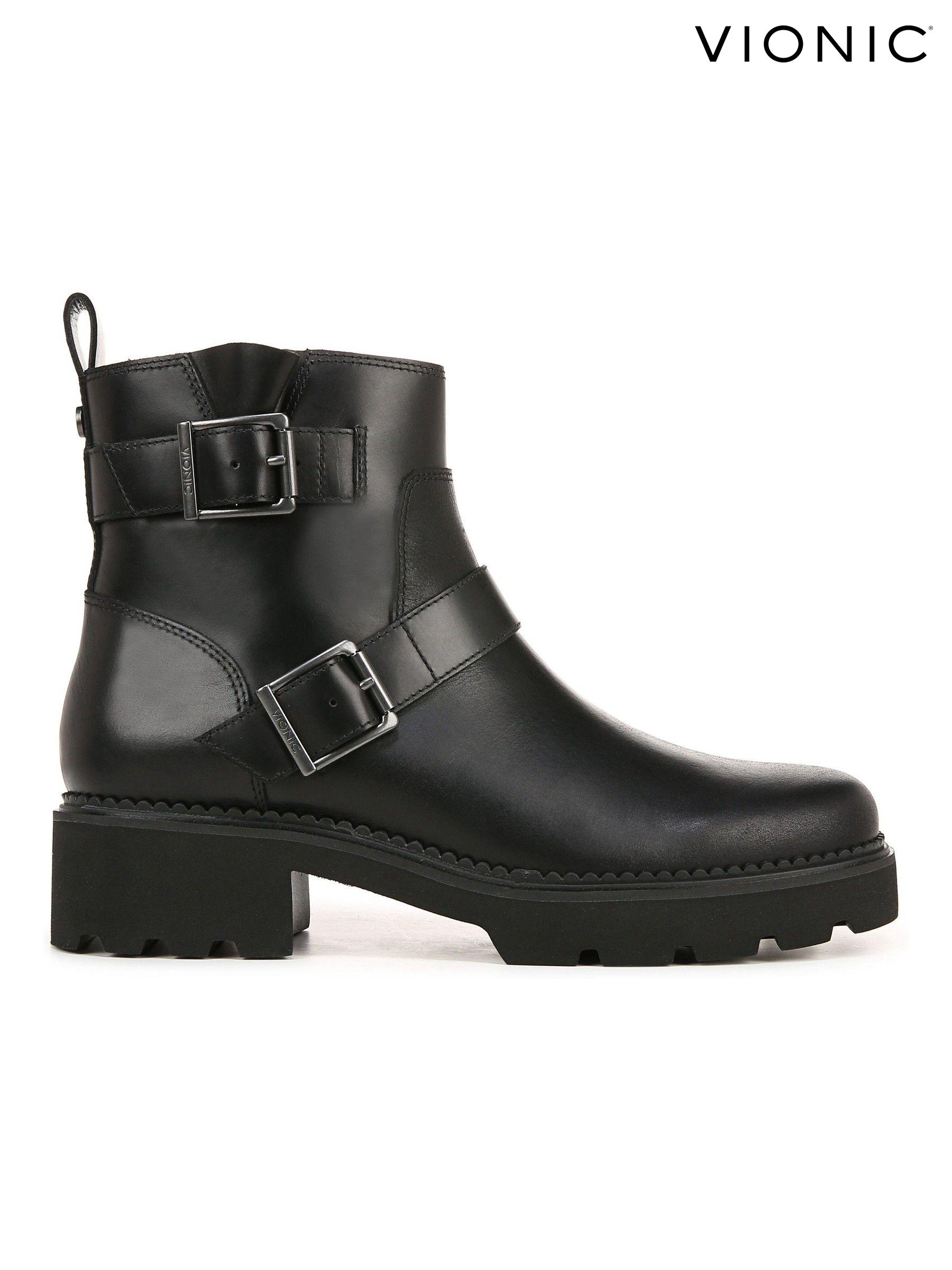 Vionic Black Ankle Mid Casual Boots Next Luxembourg