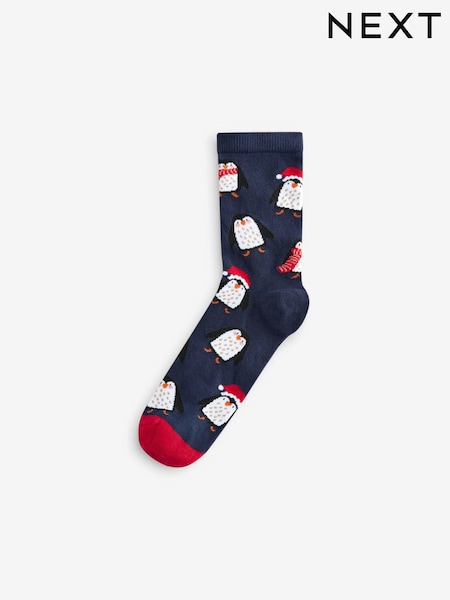 Penguin Christmas Ankle Socks 1 Pack (B01043) | €3