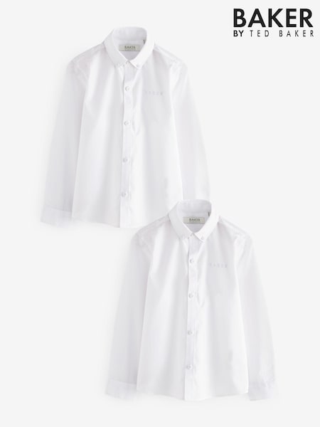 Baker by Ted Baker White Shirts 2 Pack (B01107) | 27 € - 31 €