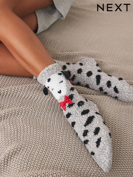 Dalmatian Christmas Cosy Socks In Box (B01208) | €4