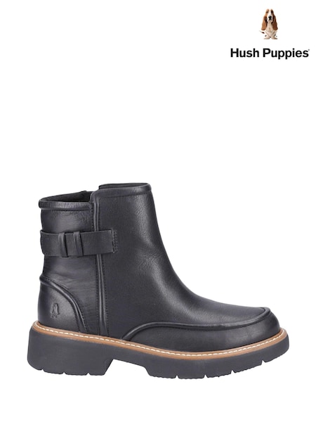 Negru - Hush Puppies Jodie Ankle Negru Cizme (B01352) | 459 LEI