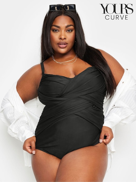 Yours Curve Double Crossover Swimsuit (B01568) | 48 €