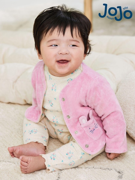 JoJo Maman Bébé 3-Piece Floral Body & Jacket Set (B02113) | 216 LEI
