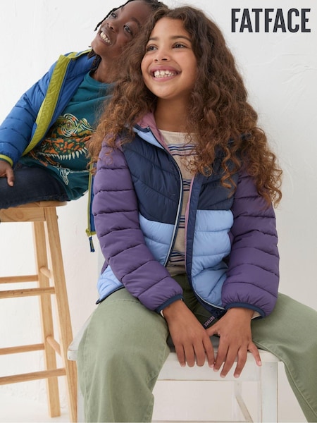 FatFace Poppy Purple Padded Jacket (B02140) | €26