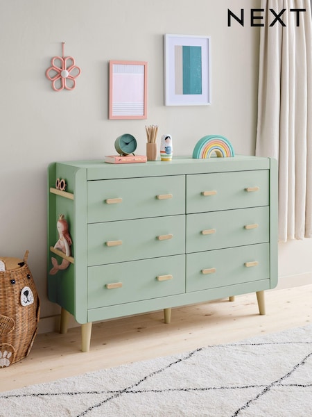 Sage Green Kids Alix Chest Of Drawers (B02244) | €550