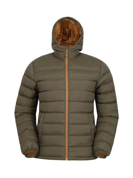 ירוק זית - Mountain Warehouse Seasons Ii Mens Water Resistant Padded Jacket (B02432) | ‏272‏₪