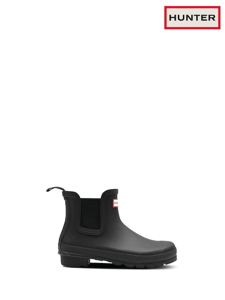 Hunter Womens Original Chelsea Boot Black Wellies (B02859) | OMR62