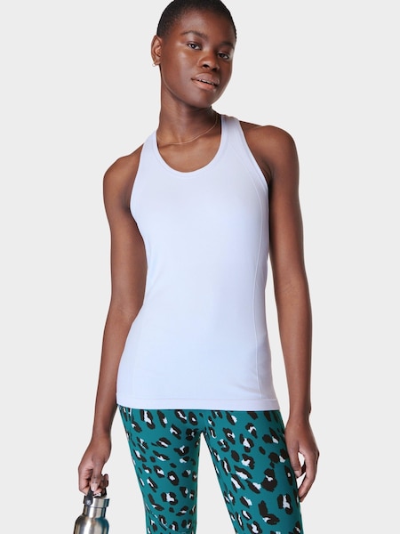 Albastru sare - Maiou fără cusături Sweaty Betty Athlete Workout (B02961) | 167 LEI