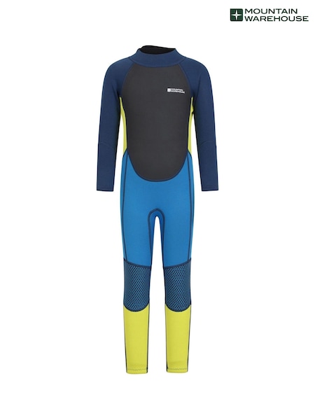Mountain Warehouse Blue Kids Full Length 2.5mm Neoprene Wetsuit (B04083) | R$ 345