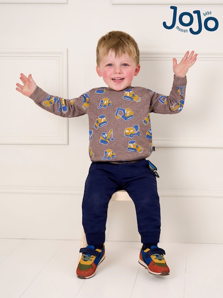 JoJo Maman Bébé Print Sweatshirt & Joggers Set (B04165) | R$ 295