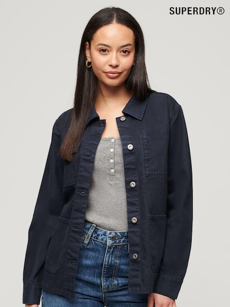 Superdry 100% Cotton Canvas Chore Jacket (B04344) | €61