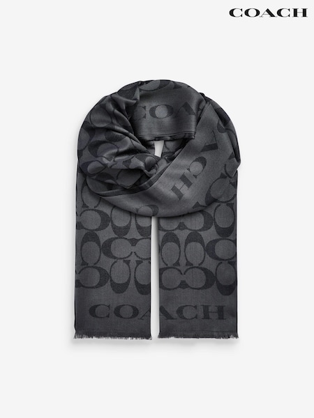 COACH Black Fiorelli Mimi Scarve (B04376) | 866 QAR