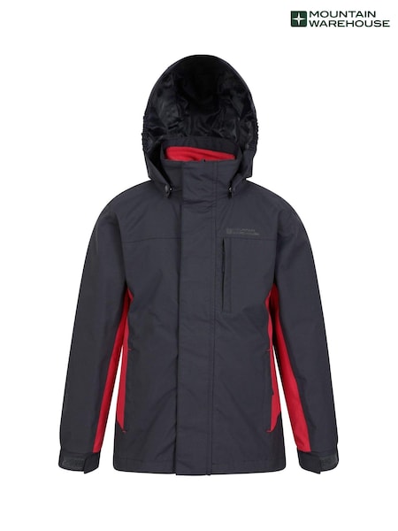 Mountain Warehouse Black Kids Cannonball 3 in 1 Waterproof Jacket (B04397) | €74