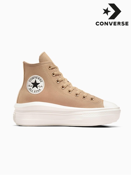 كريم - Converse Chuck Taylor All Star Suede Move Trainers (B04501) | ‏23 ر.ع.‏