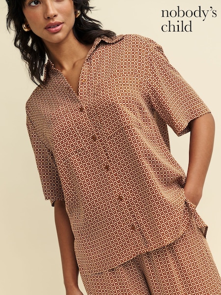 Nobodys Child Narla Brown Shirt (B04696) | €34