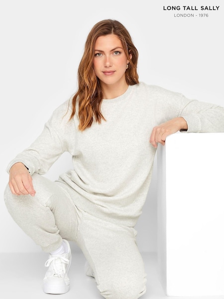 رمادي - Long Tall Sally Sweatshirt (B05103) | ‏128 د.إ.‏