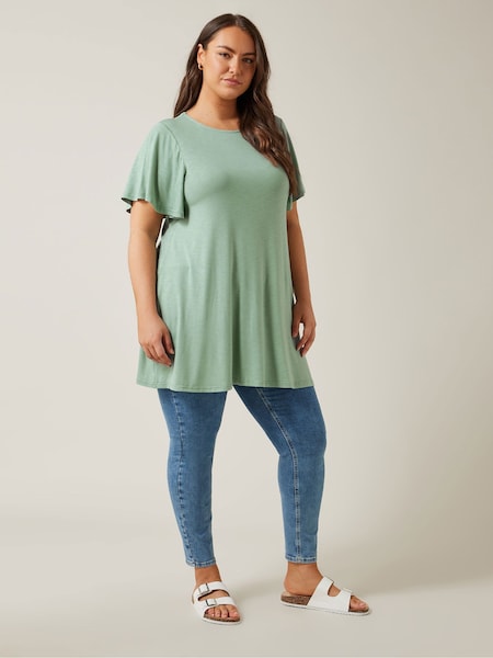 Evans Curve Angel Sleeve Top (B05588) | €17