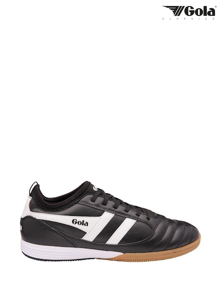 Gola Dark Black Juniors Ceptor TX Microfibre Lace-Up Football Trainers (B05727) | AED116