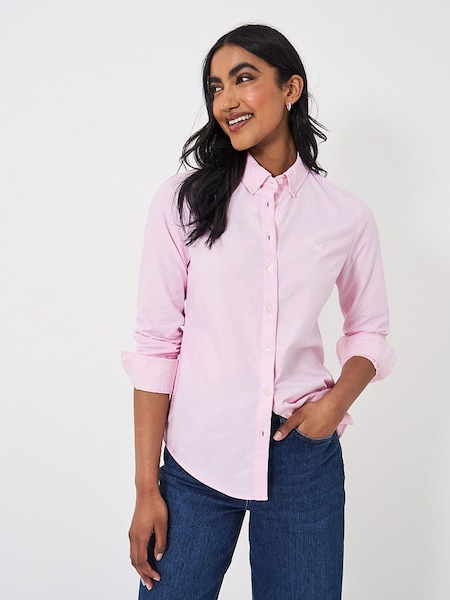 ורוד - Crew Clothing Bracken Oxford Shirt (B05803) | ‏246‏₪