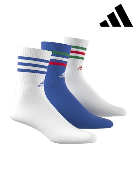 adidas 3-Stripe Crew Length Socks 3 Pack (B05870) | € 11