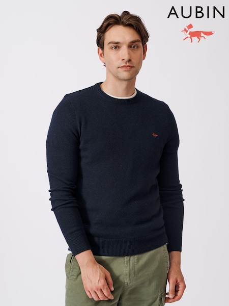 Laivasto - Aubin Westbourne Merino Wool Crew Neck Jumper (B05954) | €124
