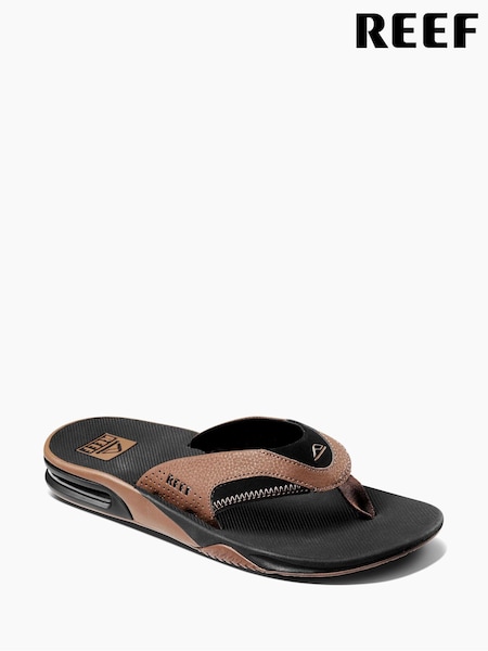 חום-אדמדם - Reef Fanning Flip Flops (B05996) | ‏277‏₪