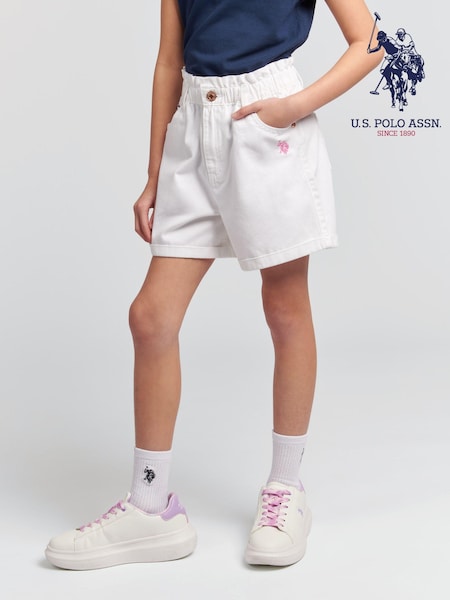 Белый - U.S. Polo Assn. 100% Cotton Shorts (B06078) | €53 - €64