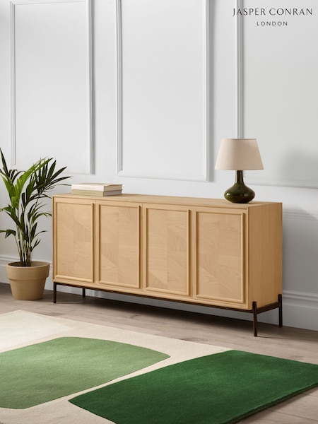 Jasper Conran London White Washed Oak Aden Large Sideboard (B06177) | €1,259