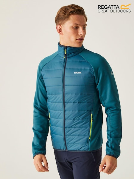 Regatta cyan Clumber IV Hybrid Jacket (B06185) | AED142