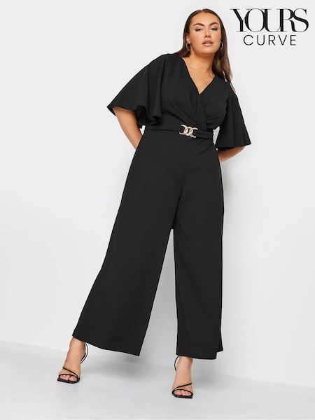 Yours Curve Buckle Detail Jumpsuit (B06192) | 75 €