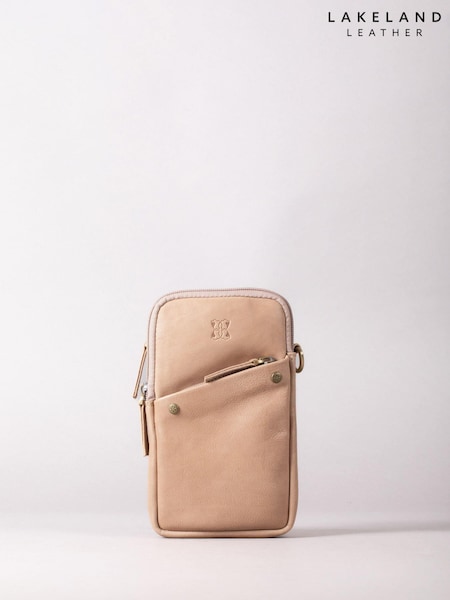 Lakeland Leather Taupe Harstone Travel Bag (B06213) | €51